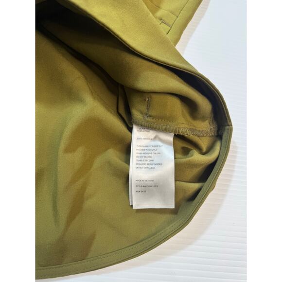 FIGS Rafaela Oversized Scrub Top Martini Olive Green Women’s XXS Rare Retired - Picture 7 of 11